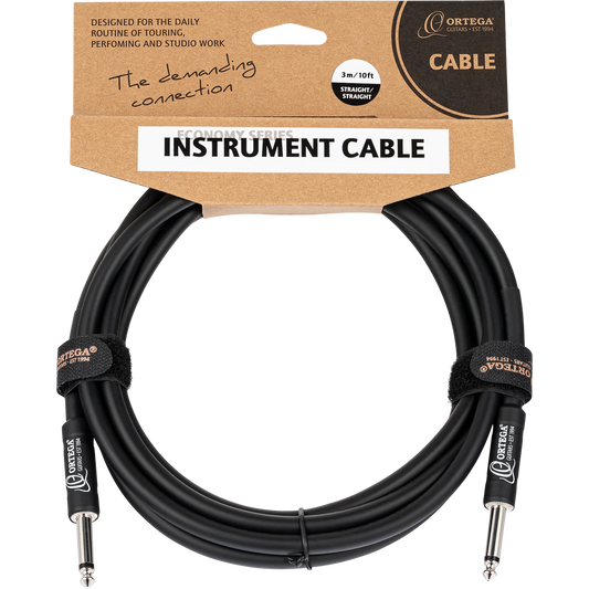 OECISPV-10  Economy Series – Cable para Instrumento de 10 m con Conectores Jack Recto 1/4" y Blindaje OCC