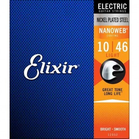 12052 Set de cuerdas para guitarra eléctrica NANOWEB, 10-46