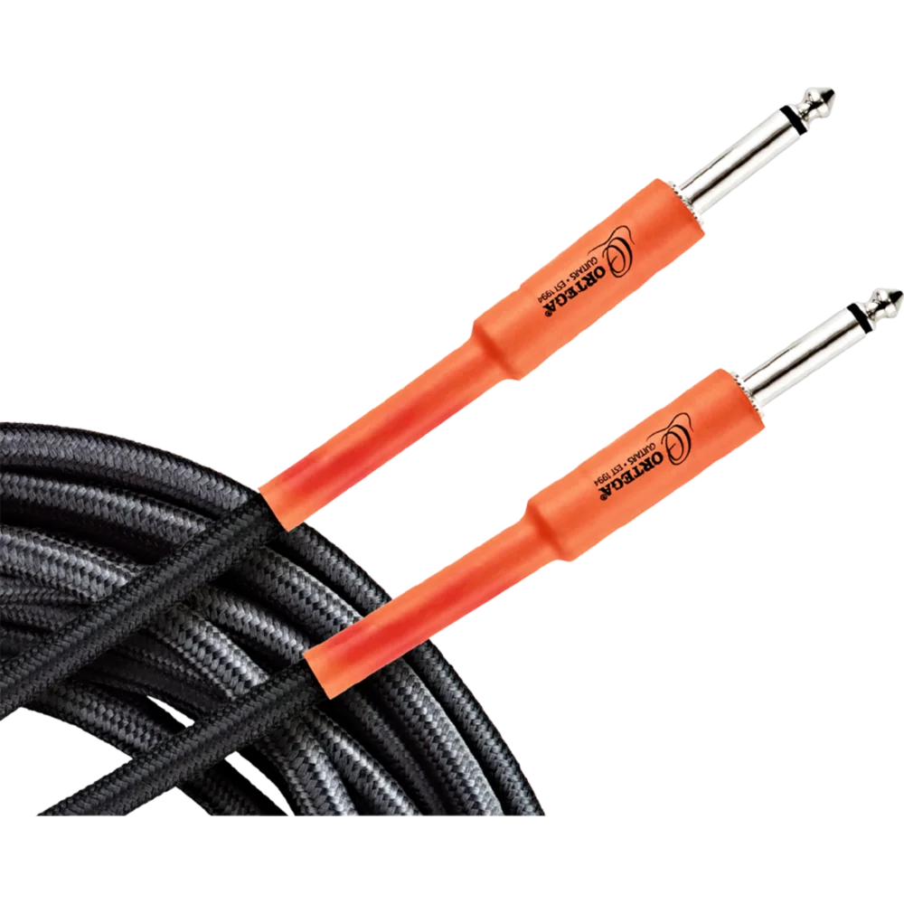OECIS-10  Economy Series – Cable para Instrumento de 10 ft (3 m) Jack Recto a Jack Recto Orange/Black