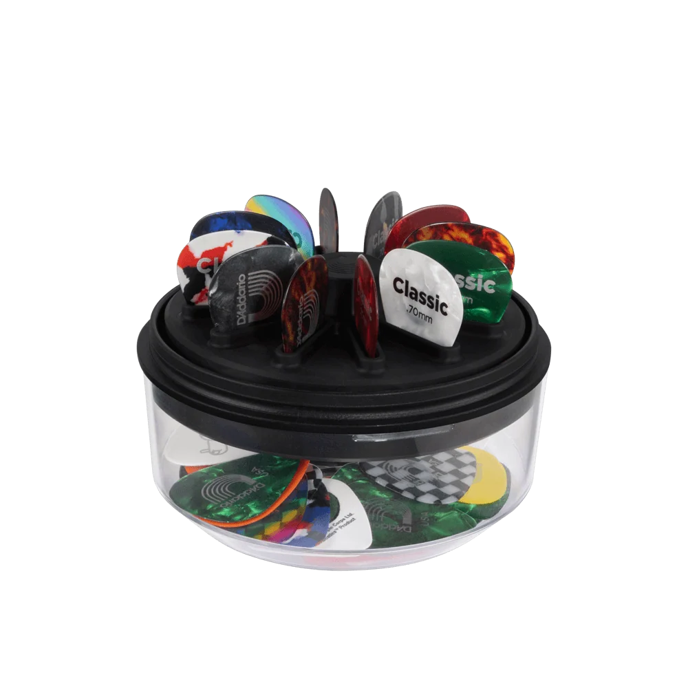 PW-PH360-01 Porta Puas 360 – Organizador Giratorio para 12 Púas