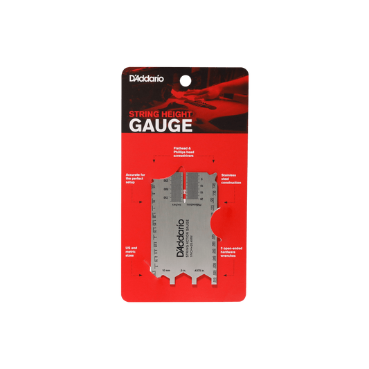 PW-SHG-01 Regla Medidora de Altura de Cuerdas D’Addario