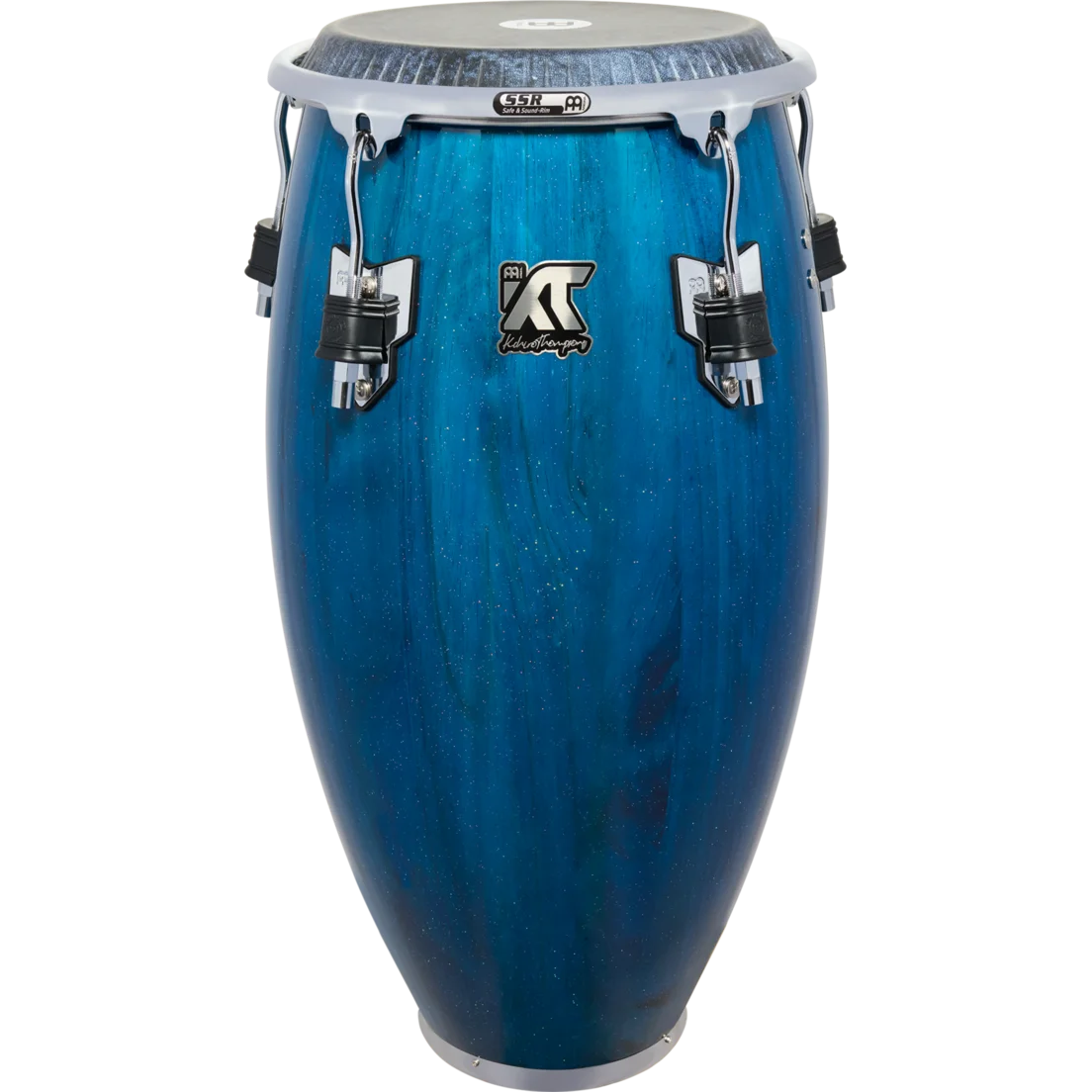 WKT11BW Artist Series William "Kachiro" Thompson Signature – Quinto Profesional de 11" Blue Wave con Parche REMO® Black Calfskin Skyndeep®