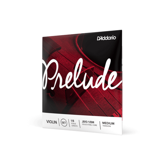 J810 1/8M Set de cuerdas Prelude violín 1/8, Tension media