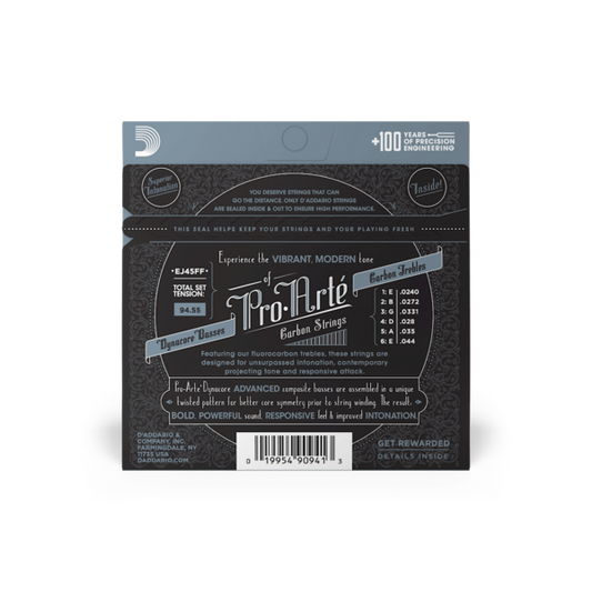 EJ45FF Set de cuerdas nylon Pro Arte Carbon/Dynacord