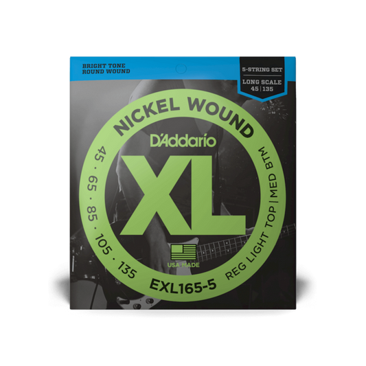 EXL165-5 Set de cuerdas para bajo eléctrico de 5 cuerdas