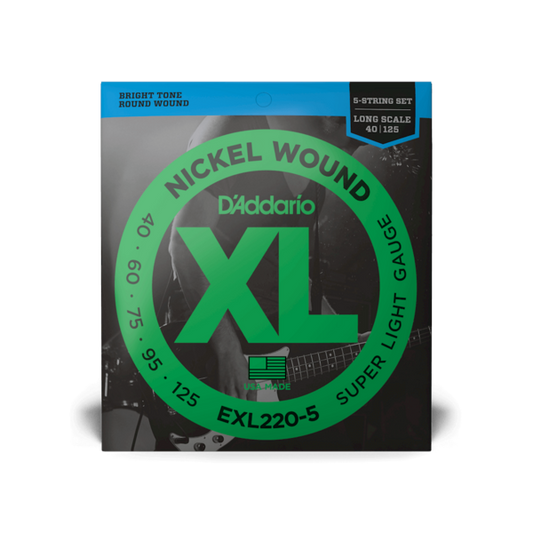 EXL220-5 Set de cuerdas para bajo eléctrico de 5 cuerdas