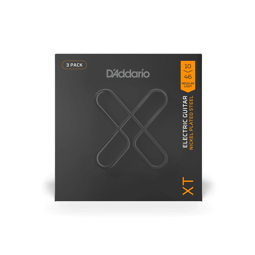 XTE1046-3P Juego de Cuerdas XT Nickel Eléctricas 10-46 (Paquete de 3)