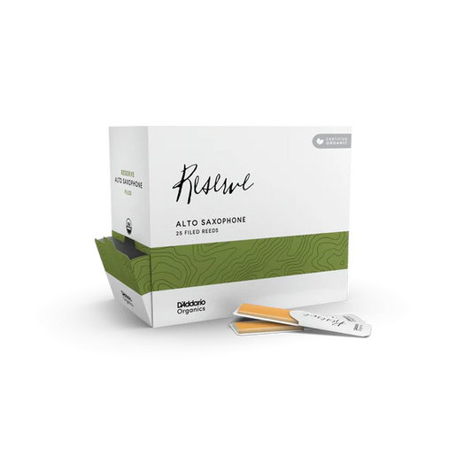ODJR0125-01 Caña individual Organic Reserve Filed Reeds para Alto Sax Bb 2.5