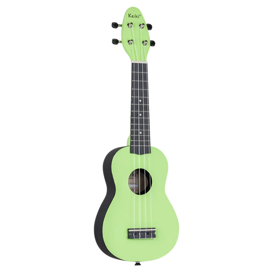 K2-TMO Keiki® Ukulele Pack – Set de Ukulele Soprano con Accesorios Color Tomatillo