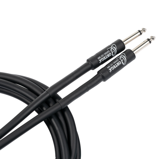 Economy Series – Cable para Instrumento de 15 m con Conectores Jack Recto 1/4" y Blindaje de Cobre OCC