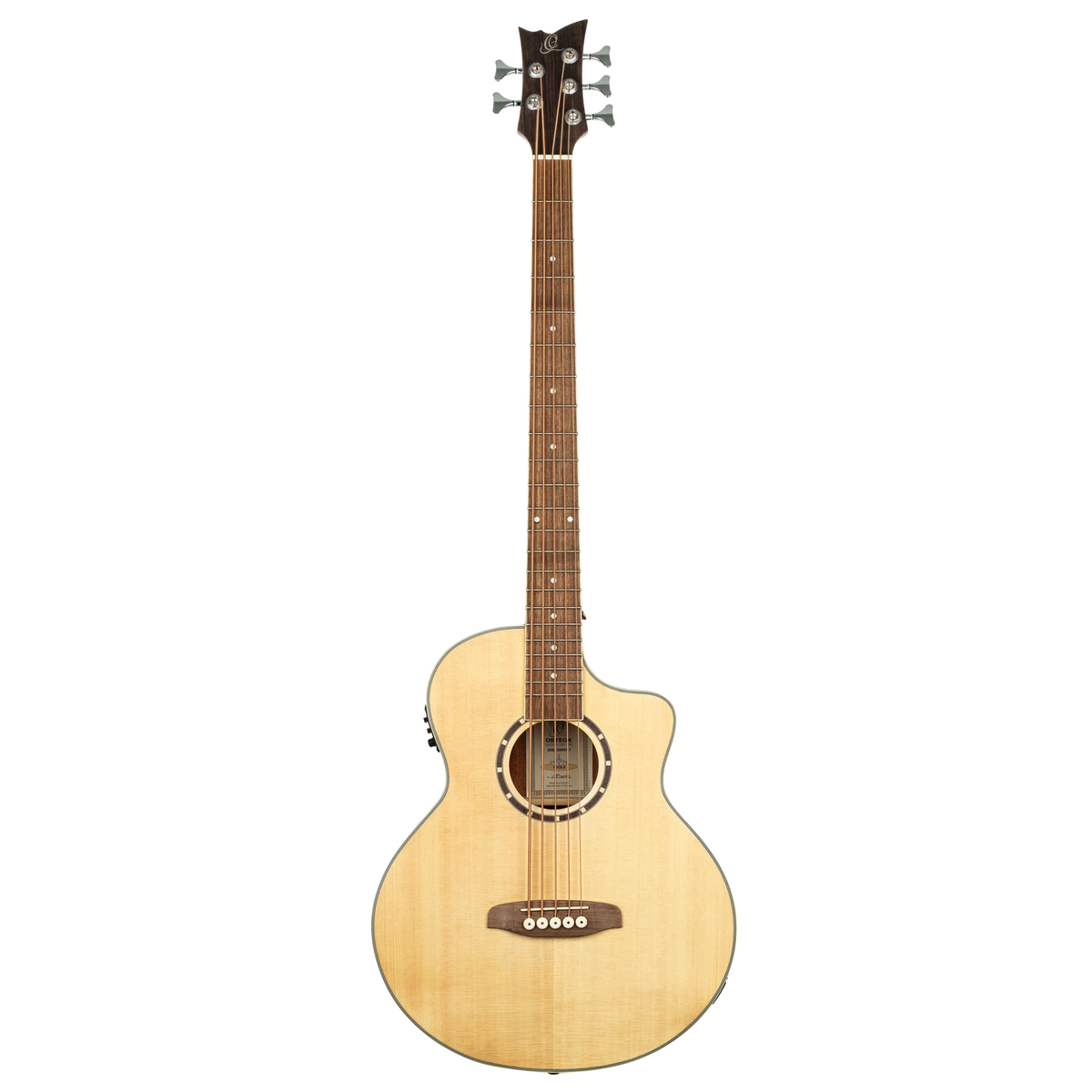 D7CE-5  Bass Deep Series 7 – Bajo Acústico Electroacústico de 5 Cuerdas Medium Scale con Tapa de Abeto y Caoba Natural