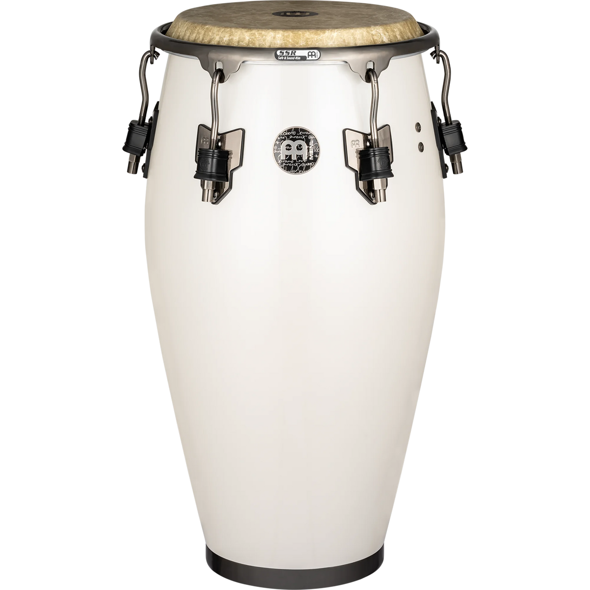 RS1134PW  Roberto Serrano Signature – Conga Profesional de 11¾" Pearl White con Parche REMO® Fiberskyn