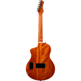RTPG-LS1 Guitarra electroacustica Ortega TourPlayer Series Full Size Guitar – Flamed Maple Grey Burst