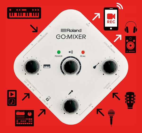 GOMIXER Mezcladora de audio para teléfonos inteligentes