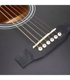 SO104BK Guitarra acustica con figura de cuerpo OOO color negro