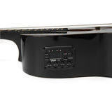 VC104CEBK Guitarra electroclasica con cutaway  EQ color negra