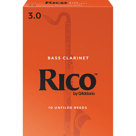 REA1030-01 Rico, Caña individual para Clarinete Bajo 3.0