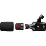 DYNACASTER DCM6 Micrófono Dinámico Activo Cardioide con Tecnología DYNAMITE y +30 dB de Ganancia