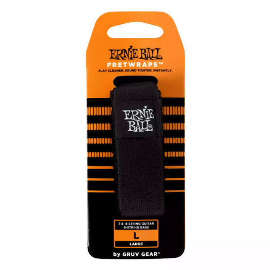 ERNIE 9614 FretWraps Large – Amortiguador de Cuerdas para Guitarra de 7/8 Cuerdas y Bajo de 6 Cuerdas