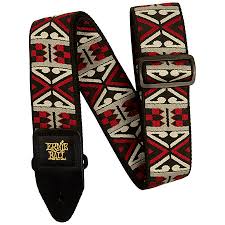 ERNIE 5339 Strap Classic Jacquard Guitar  Primal Red