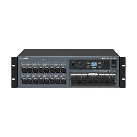 RIO1608-D3 Rack de E/S Dante de 16 Entradas y 8 Salidas