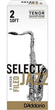 RSF05TSX2S-01 Caña individual Rico Filed Soft 2 Select Jazz Reed para saxofón Tenor