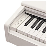 YDP-144WH Piano digital con banqueta color blanco