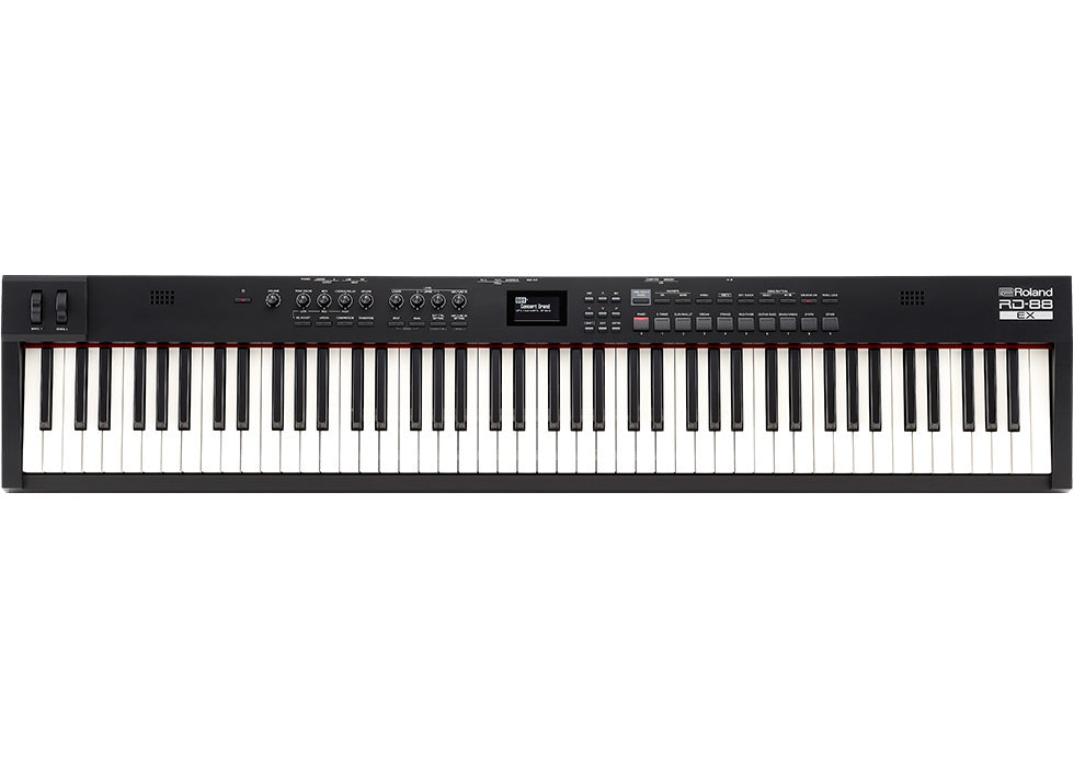 RD-88EX  Piano de Escenario Profesional con Sonidos Premium y Teclado PHA-4