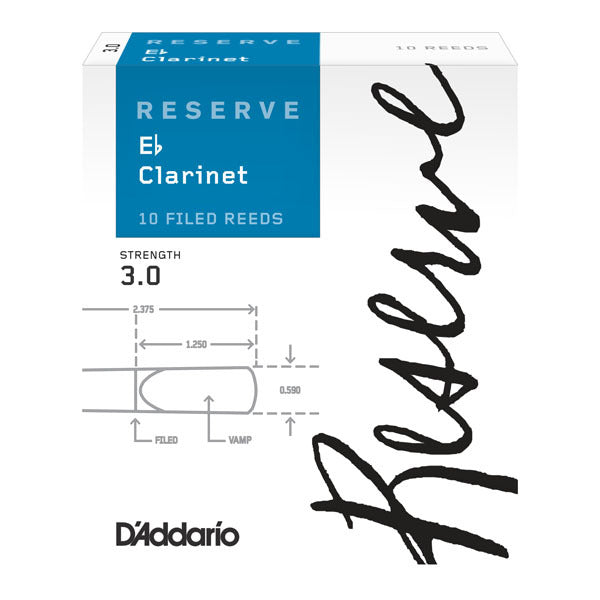 DBR1025-01 Caña individual para clarinete EB, 2.5