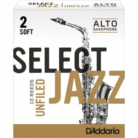 RRS10ASX2S-01 Caña individual para saxofón alto Jazz Select Unfiled, 2S