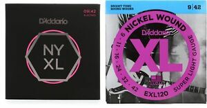 EXL120-NYXL0942 Oferta de dos set de cuerdas para guitarra eléctica, super ligero