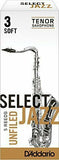 RRS05TSX3S-01 Caña individual para saxofón Tenor Select Jazz Unfiled, 3S