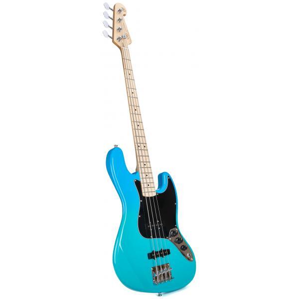 SBM1/BG-BA1565 Bajo electrico color azul brillante W/B