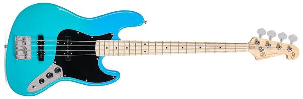 SBM1/BG-BA1565 Bajo electrico color azul brillante W/B