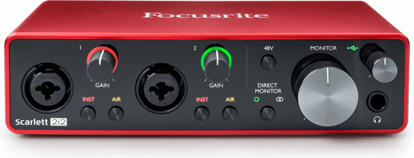 MOSC0003 Scarlett-2i2 Interface de audio