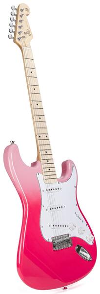 SEM1/PT-GA1065 Kit Guitarra eléctrica color rosado Twilight, W/B