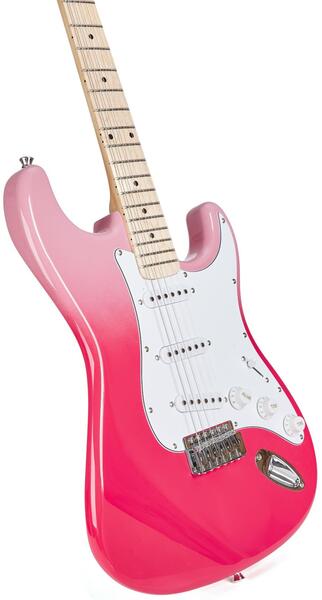 SEM1/PT-GA1065 Kit Guitarra eléctrica color rosado Twilight, W/B