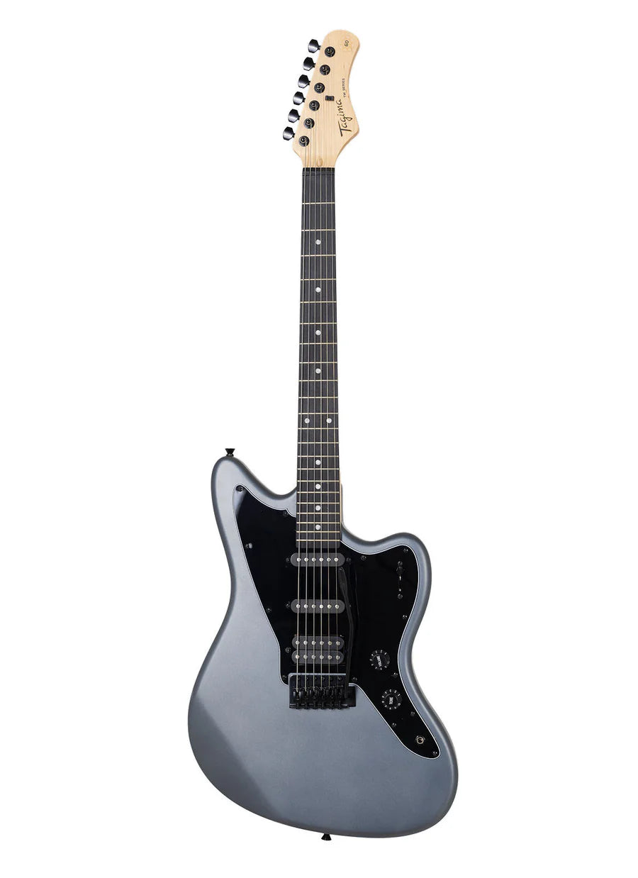 TW 60-MDSV-DF/BK Guitarra Eléctrica Estilo Offset color Metallic Dark Silver