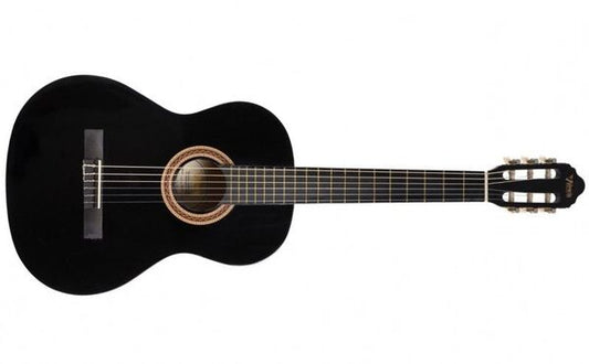 VC102BK Guitarra Clásica tamaño 1/2, negra