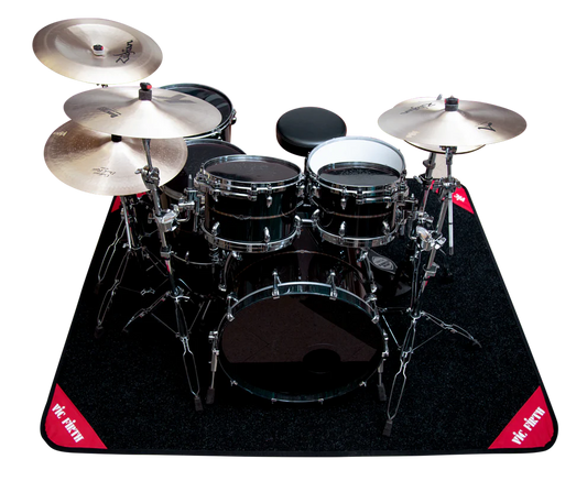 VICRUG1 Alfombra Drum Rug Deluxe para Batería con Estuche