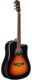WS 25 EQ-DBS Guitarra eléctrica Acústica Color (Drop SUNBURST)