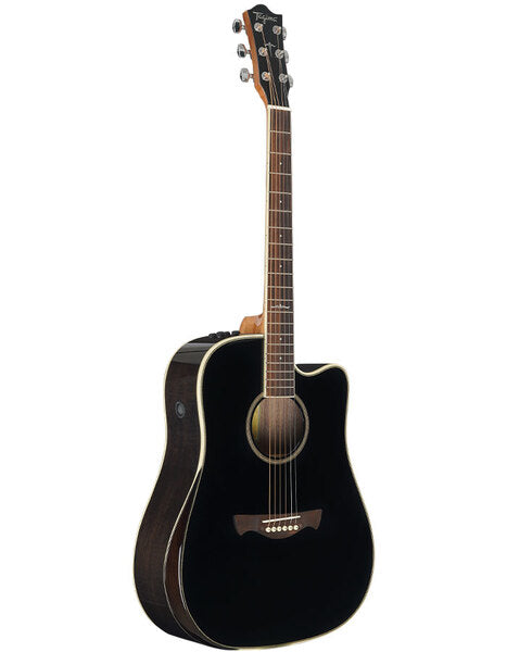 WS-25 EQ BK Guitarra electroacustica color negro