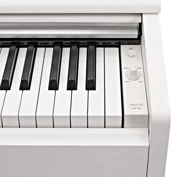 YDP-144WH Piano digital con banqueta color blanco